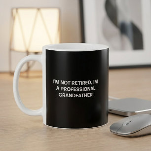 Niet Gepensioneerde Professionele Opa Ontwerp Koffiemok