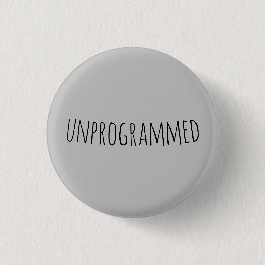 niet geprogrammeerd (Quaker) Ronde Button 3,2 Cm (Voorkant)