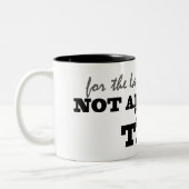 Niet geschikt voor de Mok van thee (Links)