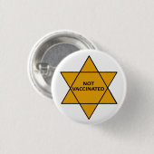 Niet-gevaccineerde Ronde Button 4,0 cm (Voorkant /achterkant)