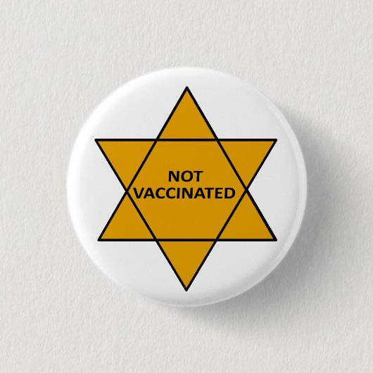 Niet-gevaccineerde Ronde Button 4,0 cm (Voorkant)