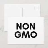 niet - gmo briefkaart (Voorkant / Achterkant)