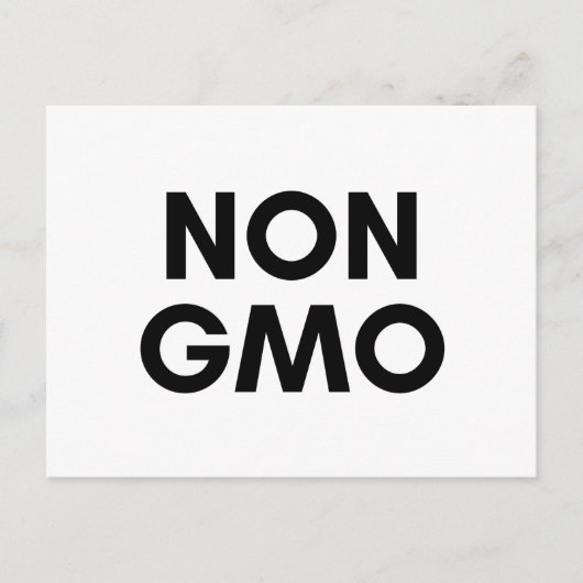 niet - gmo briefkaart (Voorkant)