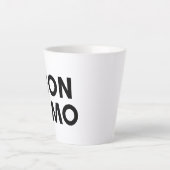 niet - gmo latte mok (Voorkant)
