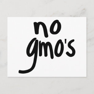 Niet-GMO Promotie van wit voedseladditief Aankondigingskaart