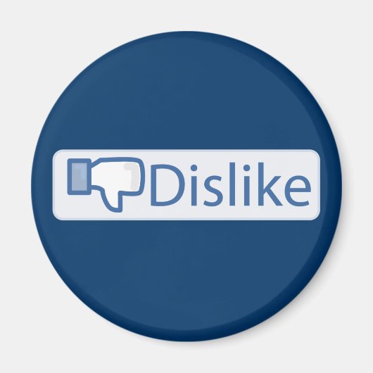 Niet graag Button Magneet (Voorkant)