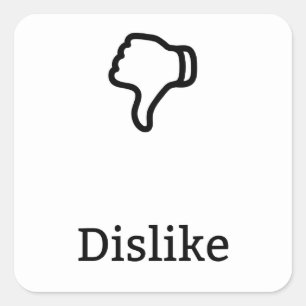 Niet graag Sticker