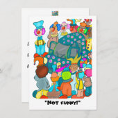 Niet grappig! Enkele kaart (Voorkant / Achterkant)