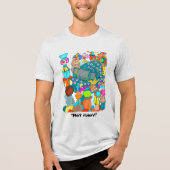 Niet grappig! Heren Tri-Blend Shirt (Voorkant)