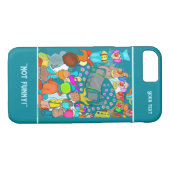 Niet grappig iPhone hoesje (Achterkant (Horizontaal))