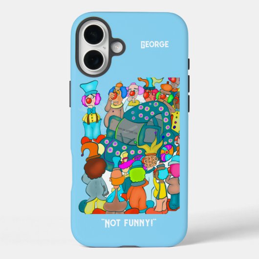 Niet grappig iPhone stoere telefoon geval Case-Mate iPhone Case (Achterkant)