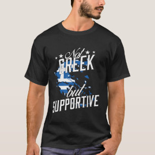 Niet Grieks, maar ondersteunend reisbureau Grieks T-shirt