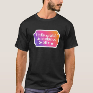 Niet-gunstige mengeling t-shirt