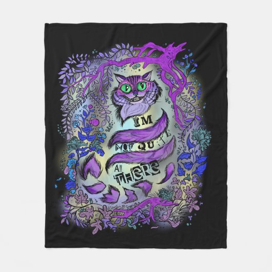 Niet helemaal hier, Crazy Cat Fleece Deken (Voorkant)