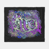 Niet helemaal hier, Crazy Cat Fleece Deken (Voorkant (Horizontaal))