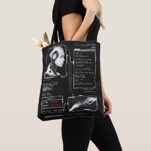 Niet herkend - Techno-Brutalist Streetwear Design Draagtas