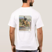 Niet het soort meisje t-shirt (Achterkant)