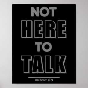 Niet hier om in G grappige gym motivatie citaten t Poster