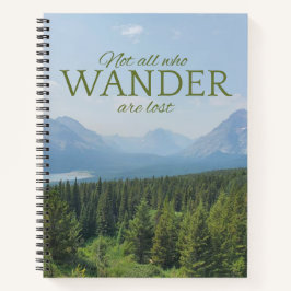 Niet iedereen die afdwaalt is verloren Notitieboek