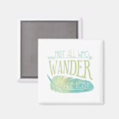 Niet iedereen die de wand kwijt is magneet (Voorkant / Achterkant)