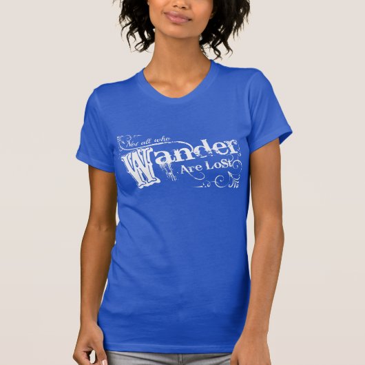 Niet iedereen die de wand kwijt is t-shirt (Voorkant)