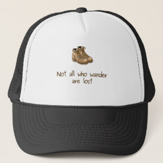 Niet iedereen die de wand kwijt is trucker pet