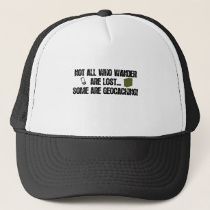 Niet iedereen die de wand kwijt is... trucker pet