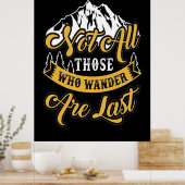 Niet iedereen die rondzwerft poster (Keuken)