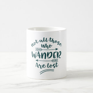 Niet iedereen die wander koffiemok
