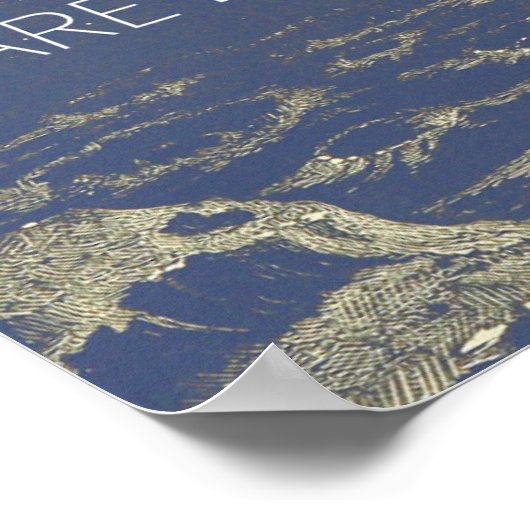 Niet iedereen die wander kwijtraakt, is maan en aa poster (Hoek)