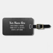 Niet iedereen die wander verliest citaat | BAGAGEL Bagagelabel (Voorkant horizontaal)