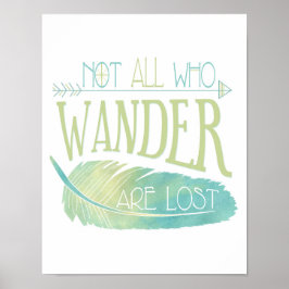 Niet iedereen die wander verliest Poster