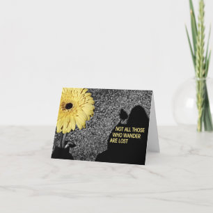 Niet iedereen die wrijft, is verloren kaart