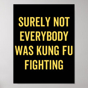Niet iedereen was zeker Kung Fu Fighting Poster
