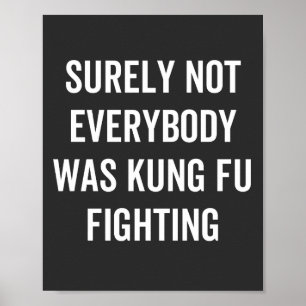 Niet iedereen was zeker Kung Fu Fighting Poster