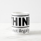 Niet illegaal koffiemok (Center)