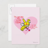 Niet in de liefde briefkaart (Voorkant / Achterkant)