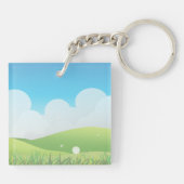 Niet in de Moo Sleutelhanger (Achterkant)