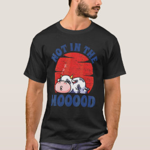 Niet In De Stemmig Mannen Vrouwen Boerderij Dier T-shirt