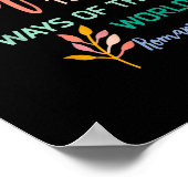 Niet in overeenstemming met het patroon van deze w poster (Hoek)