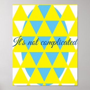 Niet ingewikkeld poster