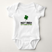 Niet Irish Not Sober Romper (Voorkant)