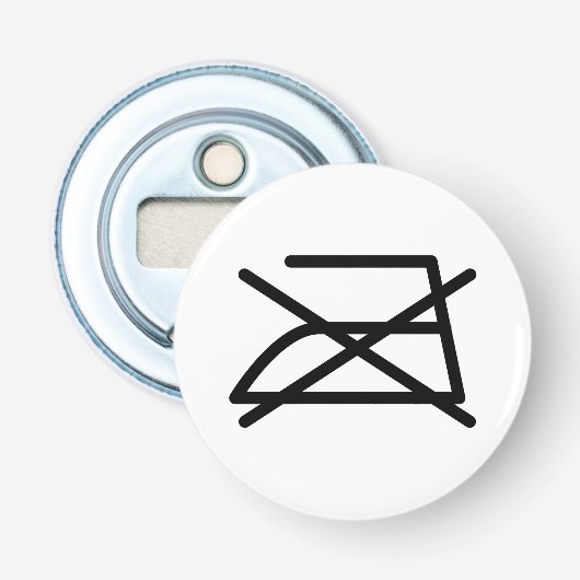 NIET IRON! BUTTON FLESOPENER (Voorkant)