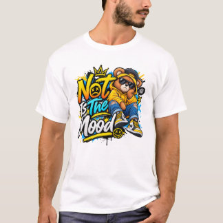 Niet is de stemming – Cool Bear Streetwear Design T-shirt