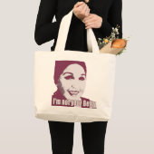 Niet je beste tweet grote tote bag (Voorkant (product))