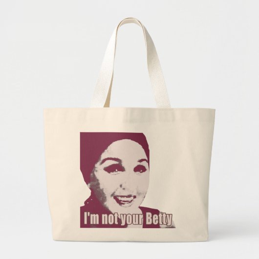 Niet je beste tweet grote tote bag (Voorkant)