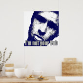 Niet je Bob Tongue Poster (Keuken)