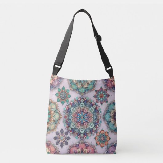 Niet je gewone sneeuwvlokken crossbody tas (Voorkant)