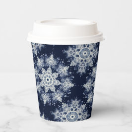 Niet je gewone sneeuwvlokken III Papieren Bekers