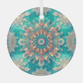 Niet je gewone sneeuwvlokken V Glas Ornament (Voorkant)